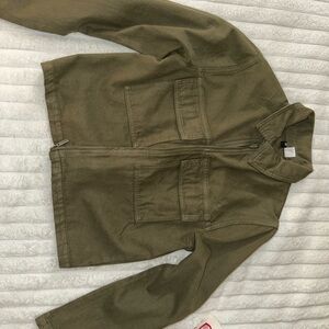 Olive Green Utility Jacket